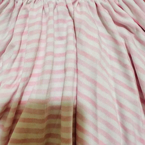 Dot Dot Smile Baby Girl‎ Size 12/24M Pink White Stripe Tank Twirl Dress NWT - Picture 4 of 6